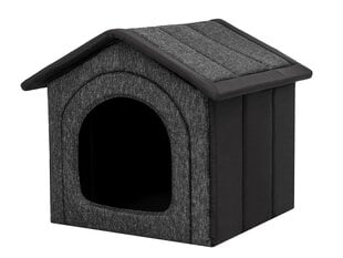 Hobbydog будка Black Ecolen+Black Oxford R6, 72x76 см цена и информация | Лежаки, домики | 220.lv