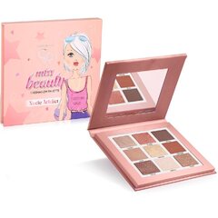 Acu ēnu palete Golden Rose Miss Beauty Nude Addict cena un informācija | Acu ēnas, skropstu tušas, zīmuļi, serumi | 220.lv