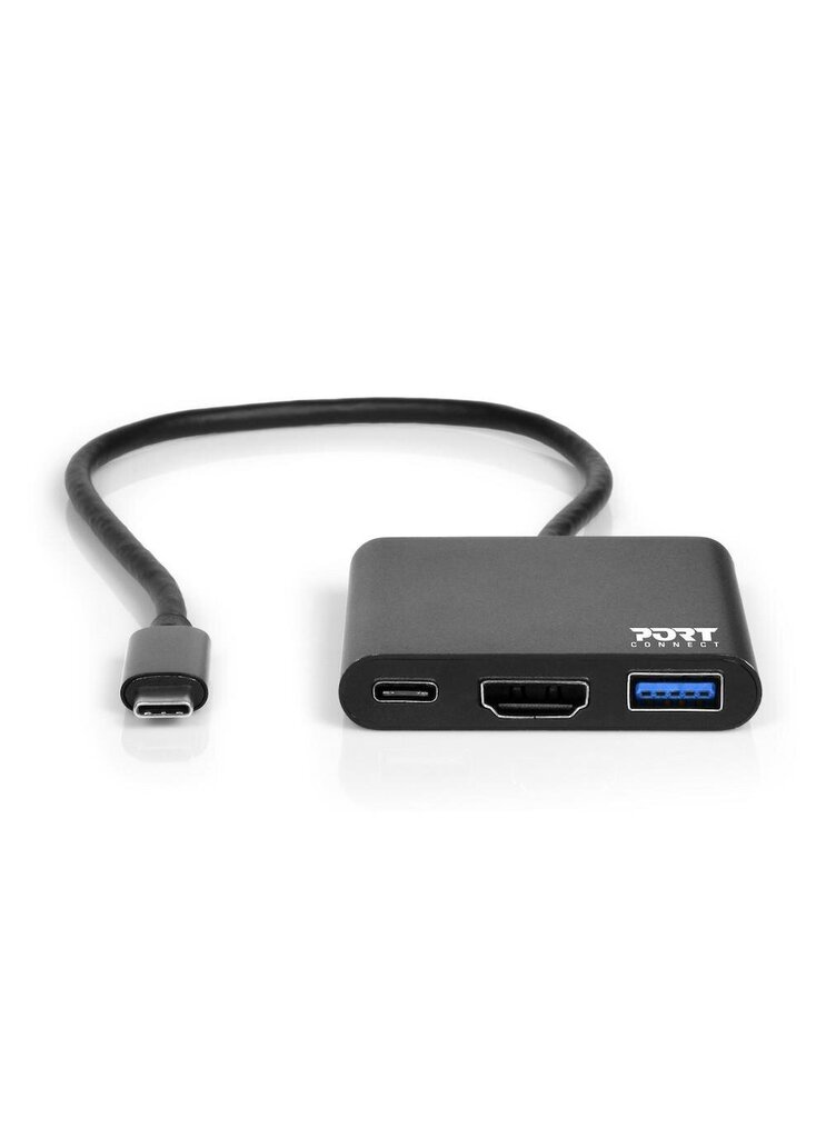 PORT DESIGNS USB-C mini Docking station cena un informācija | Adapteri un USB centrmezgli | 220.lv