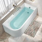 Mīksts vannas paklājiņš 50x80cm Benedomo cena un informācija | Vannas istabas aksesuāri | 220.lv