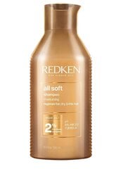 Mitrinošs matu šampūns Redken All Soft, 500 ml cena un informācija | Šampūni | 220.lv