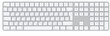 Magic Keyboard with Touch ID and Numeric Keypad for Mac computers with Apple silicon - Russian - MK2C3RS/A cena un informācija | Klaviatūras | 220.lv