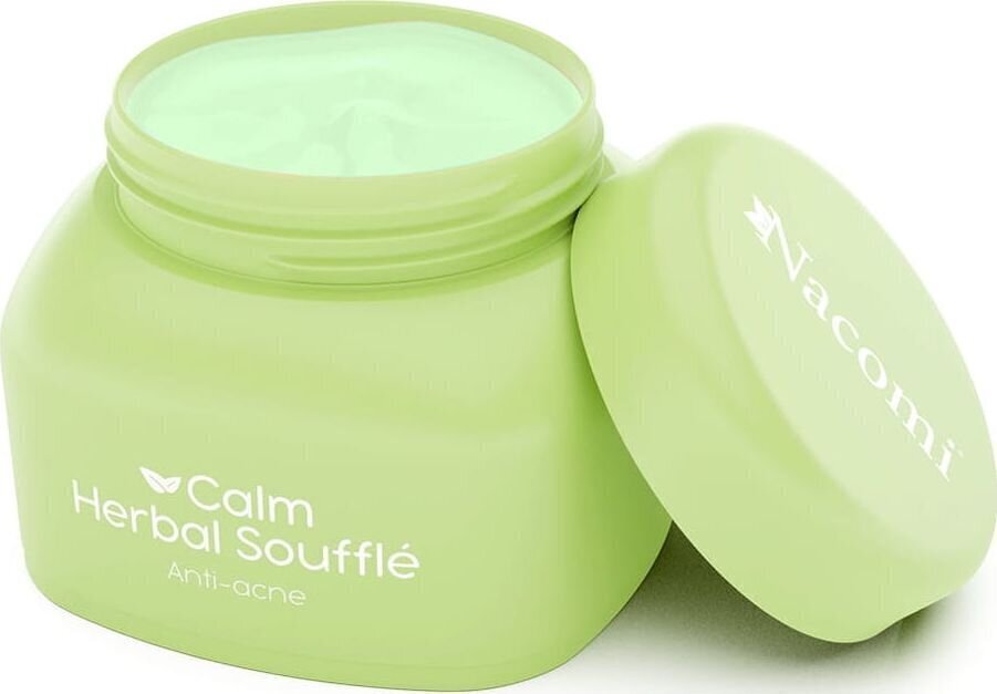 Sejas krēms pret pinnēm Nacomi Calm Herbal Soufflé, 50 ml cena un informācija | Sejas krēmi | 220.lv