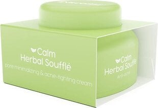 Sejas krēms pret pinnēm Nacomi Calm Herbal Soufflé, 50 ml cena un informācija | Sejas krēmi | 220.lv