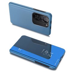 Защитный чехол Clear View для телефонов модели Xiaomi Redmi K40 Pro+ / K40 Pro / K40 / Poco F3, синий цена и информация | Чехлы для телефонов | 220.lv