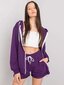 Tumši violets divdaļīgs kokvilnas komplekts. cena un informācija | Sporta apģērbs sievietēm | 220.lv