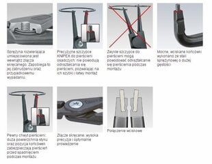 Knipex 4911A3 sprostgredzenu knaibles ar taisniem galiem, 40 - 100 Ø mm cena un informācija | Rokas instrumenti | 220.lv