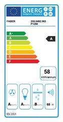 Faber Cylindra Isola Gloss PLUS EV8+ WH37 цена и информация | Вытяжки на кухню | 220.lv