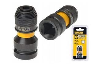 Adapters ½ četrkanšu > ¼ seškanšu, DeWalt цена и информация | Механические инструменты | 220.lv