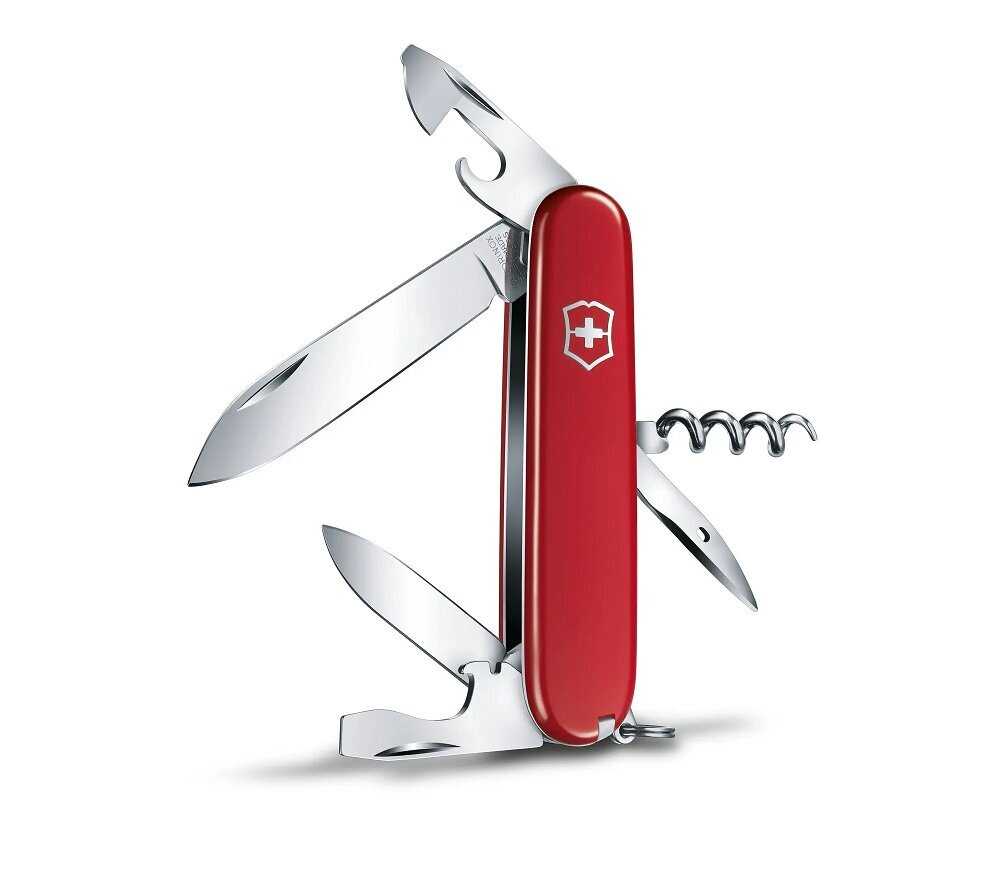 Victorinox Spartan Swiss Army Knife Universāls Kabatas Nazis (1.3603) Sarkans cena un informācija | Tūrisma naži, daudzfunkcionālie instrumenti | 220.lv