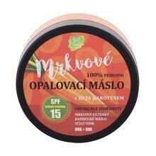 Vivaco Bio Carrot Suntan Butter SPF15 aurinkovoi 150 ml цена и информация | Кремы, лосьоны для тела | 220.lv