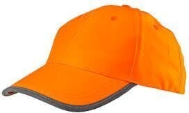 Cepure ar nagu augsta redzamība, oranža cena un informācija | Galvas aizsargi | 220.lv