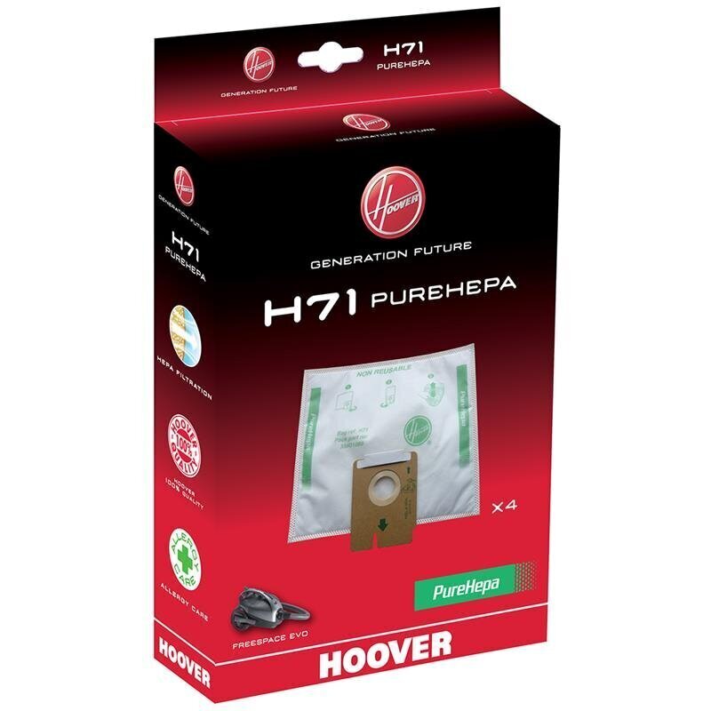 Hoover Pure Hepa цена и информация | Putekļu sūcēju piederumi | 220.lv