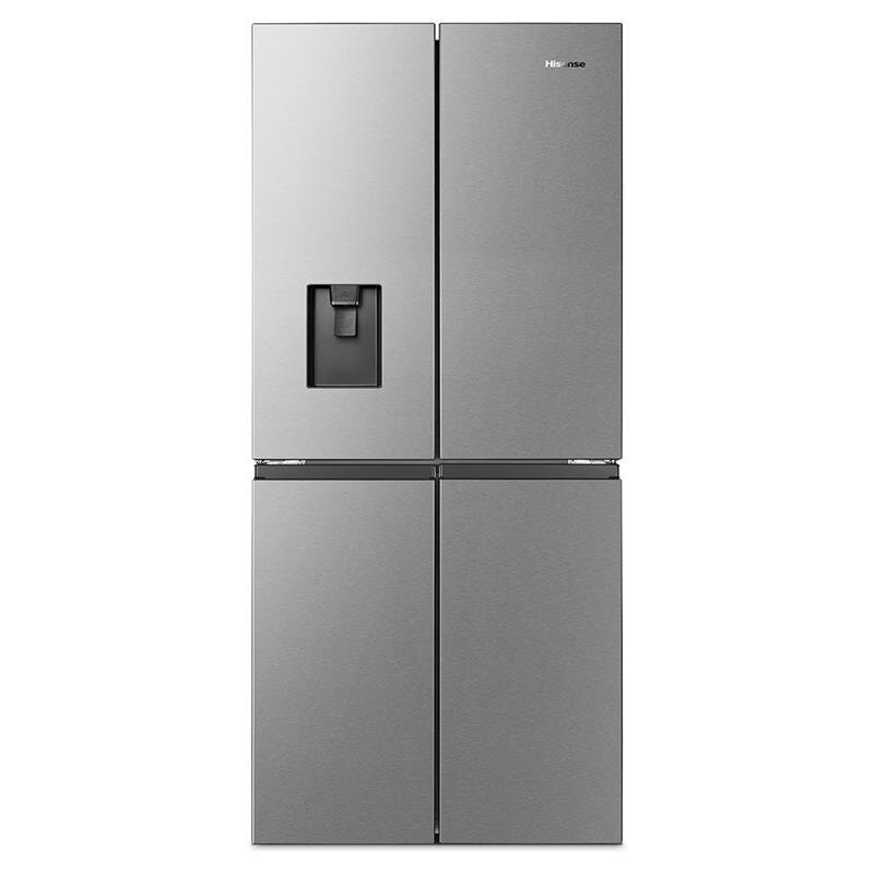 Hisense RQ563N4SWI1, Side-by-Side NoFrost ledusskapis, 181 cm, pelēkā cena un informācija | Ledusskapji | 220.lv