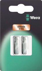 Wera standarta uzgaļi, PH1 + PH2 x 25mm, 851/1 Z, blisterī cena un informācija | Rokas instrumenti | 220.lv