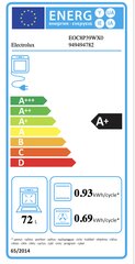 Интегрируемый духовой шкаф Electrolux (пиролитическая очистка) цена и информация | Духовки | 220.lv