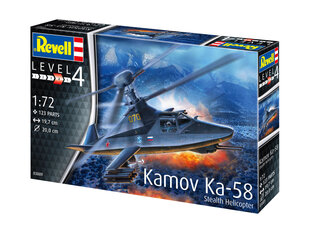 Пластиковая сборная модель Revell - Kamov Ka-58 Stealth Helicopter, 1/72, 03889 цена и информация | Конструкторы и кубики | 220.lv