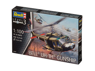 Пластиковая модель Revell Bell UH-1H Gunship 1: 100 цена и информация | Конструкторы и кубики | 220.lv