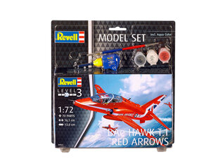 Конструктор Revell - BAe Hawk T.1 Red Arrows Model Set, 1/72, 64921 цена и информация | Конструкторы | 220.lv