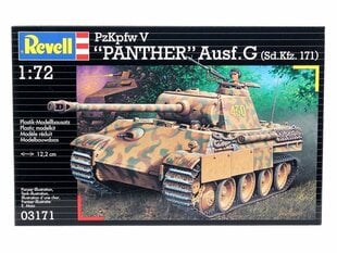 Сборная пластиковая модель Revell - PzKpfw V Panther Ausf. G (Sd.Kfz. 171), 1/72, 03171 цена и информация | Kонструкторы | 220.lv