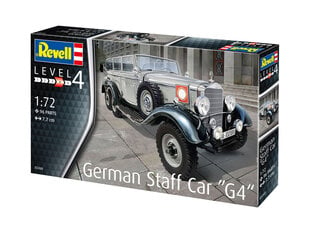 Revell German Staff Car “G4” 1:72 līmējamais modelis cena un informācija | Konstruktori | 220.lv