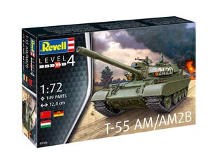 Клейкая модель танка Revell Т-55АМ/Т-55АМ2Б 1:72, 149 д. цена и информация | Конструкторы и кубики | 220.lv