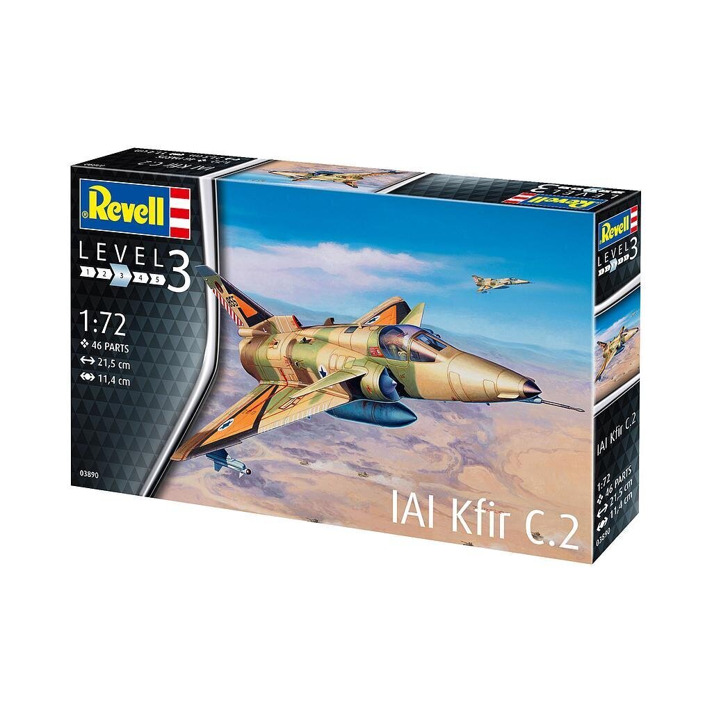 Revell Kfir C-2 1:72 līmējamais modelis cena un informācija | Konstruktori | 220.lv