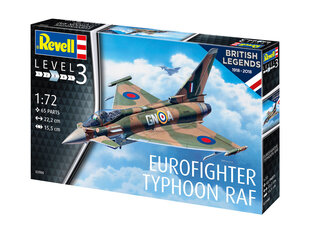 Пластиковая модель Revell 100 лет РАФ: Eurofighter Тайфун 1:72 цена и информация | Игрушки для мальчиков | 220.lv