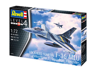 Revell F-16 Mlu 100th Anniversary 1:72 līmējamais modelis cena un informācija | Datorspēļu suvenīri | 220.lv