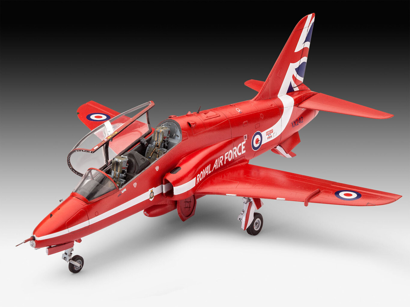 Modelis BAe HAWK T.1 RED ARROWS 04921R cena un informācija | Konstruktori | 220.lv