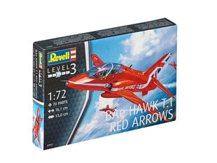 Клеевая модель самолета Revell Bae Hawk T.1 Red Arrows 1:72, 70 д. цена и информация | Конструкторы и кубики | 220.lv