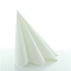 Salvetes Linclass® Airlaid White 40x40 cm (12 gab.) cena un informācija | Galdauti, salvetes | 220.lv