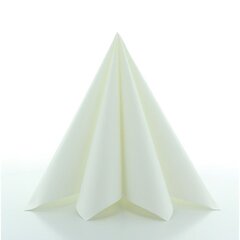 Salvetes Linclass® Airlaid White 40x40 cm (12 gab.) cena un informācija | Galdauti, salvetes | 220.lv