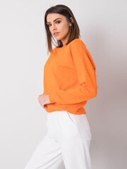 RUE PARIS Oranžs sporta krekls bez kapuces. cena un informācija | Sieviešu džemperi | 220.lv