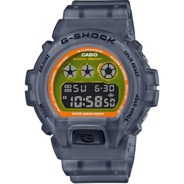 Rokas pulkstenis vīriešiem, Casio, DW-6900LS-1ER, G-SHOCK, 53.2×50×16.3mm cena un informācija | Vīriešu pulksteņi | 220.lv