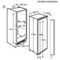 AEG SKE818F1DC iebūvējams ledusskapis, 176.8 cm цена и информация | Ledusskapji | 220.lv
