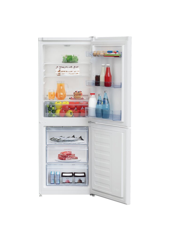 Beko RCSA240K30WN ledusskapis ar saldētavu, 152.8 cm цена и информация | Ledusskapji | 220.lv