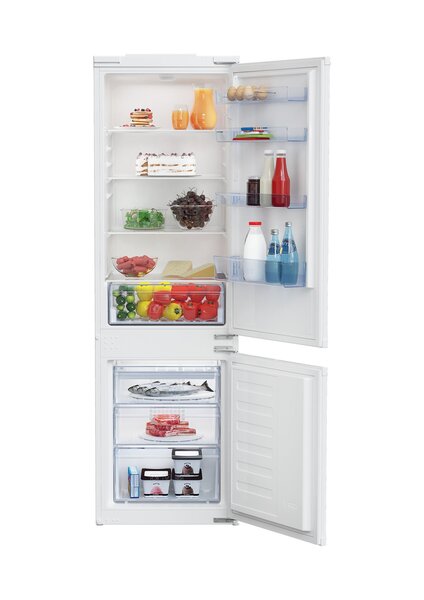 Beko BCSA285K3SN iebūvējams ledusskapis ar saldētavu, 177.50 cm cena |  220.lv