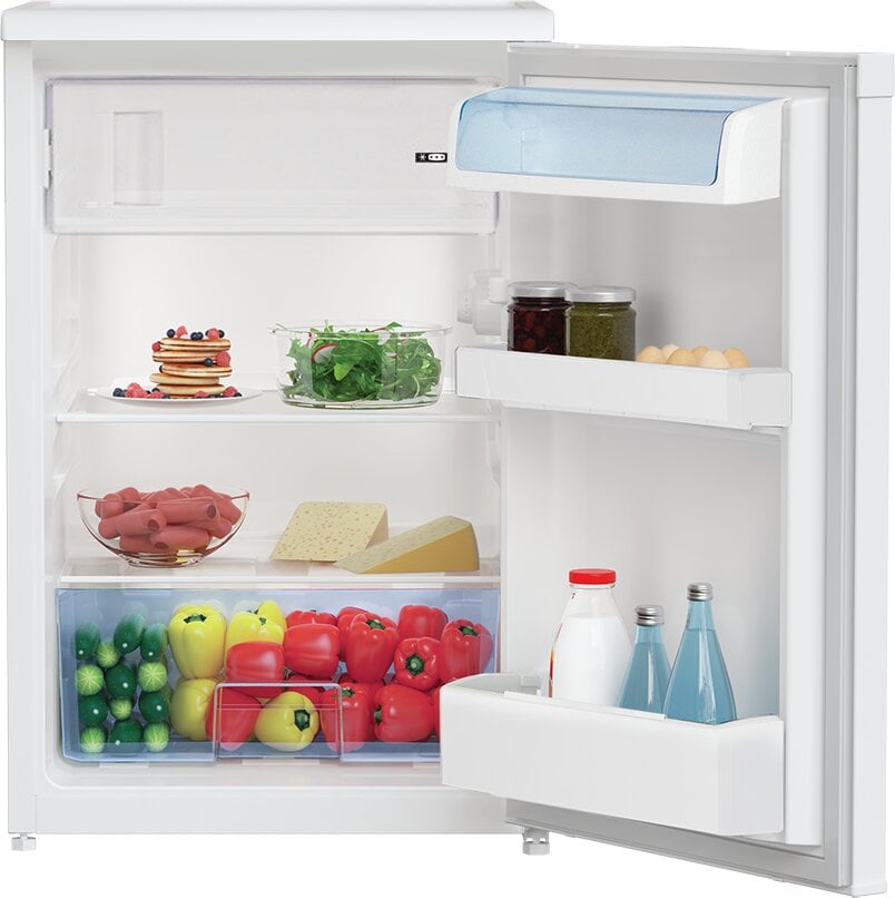 Beko TSE1284N, ledusskapis, ietilpība 114 L, 84 cm, balts cena un informācija | Ledusskapji | 220.lv