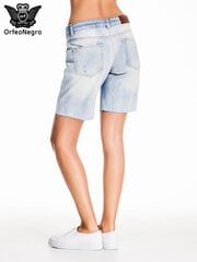 Женские джинсовые шорты а-ля бермуды, синие  цена и информация | Шорты женские Only | 220.lv