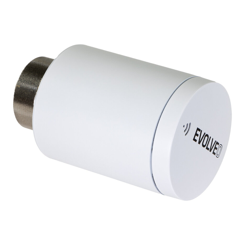 EVOLVEO Heat M30 viedā termostata galva radiatoram ar LED, skārienu, savienojama ar dažādām sistēmām HUB, Google, Alexa, RA, RAV, RAVL. цена и информация | Taimeri, termostati | 220.lv
