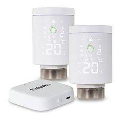 EVOLVEO Heat M30 Starter pack. Viedo termostata galvu komplets ar centrālmezglu, Ar aplikāciju LED, skārienu, savienojama ar dažādām sistēmām HUB, Google, Alexa, RA, RAV, RAVL. cena un informācija | Taimeri, termostati | 220.lv