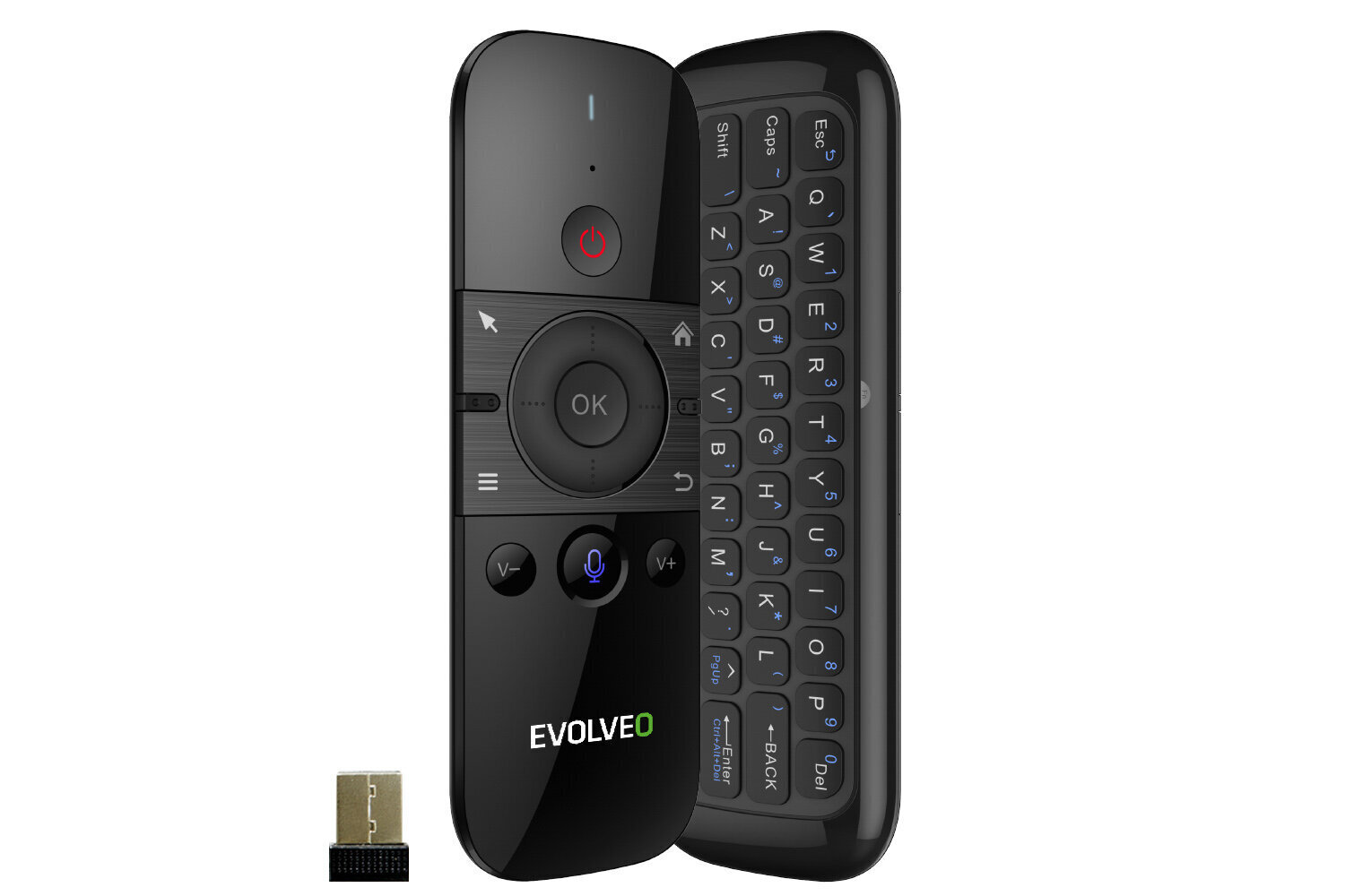 EVOLVEO FlyMotion D1 2in1, bezvadu žiroskopiska pele ar tastatūru cena un informācija | Peles | 220.lv