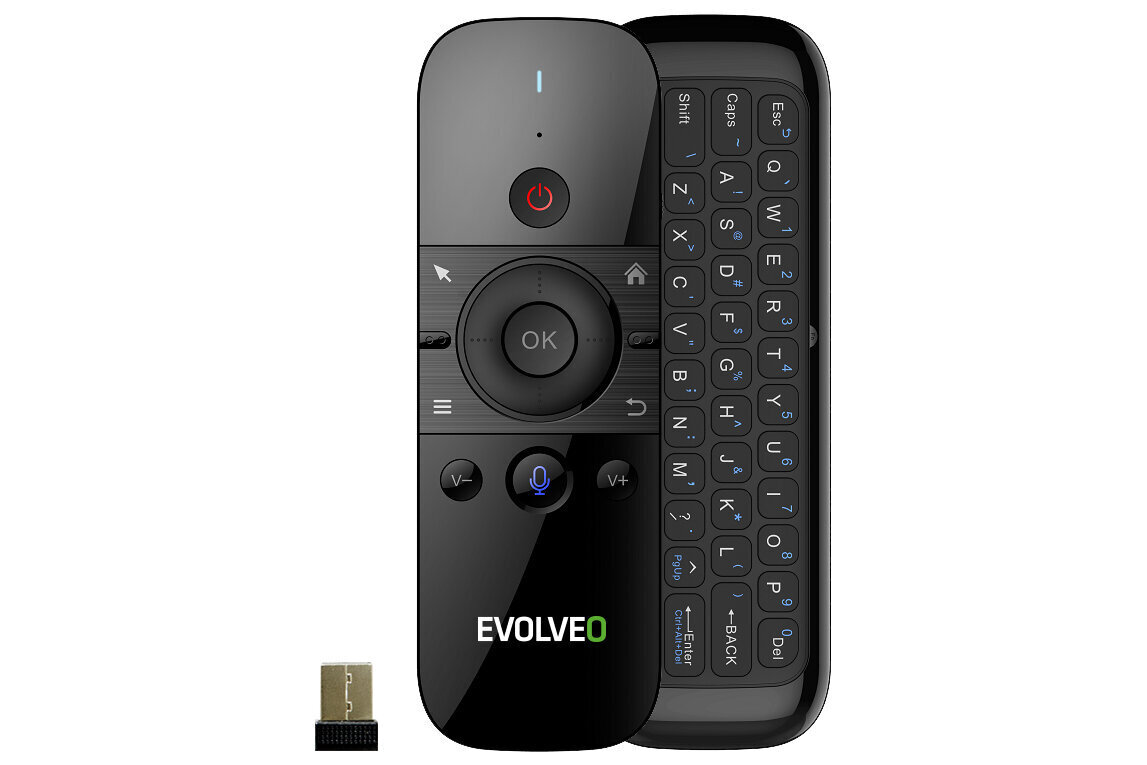 EVOLVEO FlyMotion D1 2in1, bezvadu žiroskopiska pele ar tastatūru cena un informācija | Peles | 220.lv