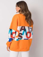 Oranžs sieviešu džemperis bez kapuces. cena un informācija | Jakas sievietēm | 220.lv