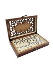 Domino spēle koka kastē cena un informācija | Galda spēles | 220.lv