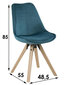 Krēslu komplekts Dima 2gab., pārklājuma materiāls: mākslīgā āda