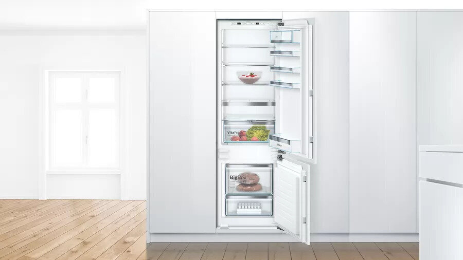 Bosch KIS87AFE0 iebūvējams ledusskapis ar saldētavu, 177.20 cm cena un informācija | Ledusskapji | 220.lv