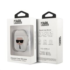 Karl Lagerfeld Karl Head KLACCSILKHWH  цена и информация | Наушники | 220.lv