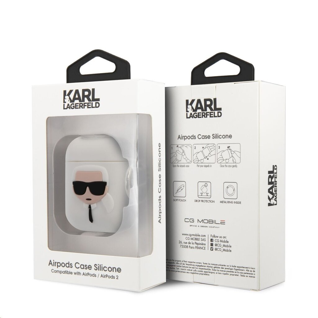Karl Lagerfeld Karl Head KLACCSILKHWH цена и информация | Austiņas | 220.lv
